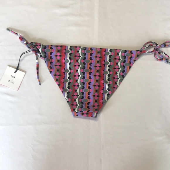 DVF x Onia Kate Bikini Tie Bottom in Multi Size S NWT - Picture 4 of 8